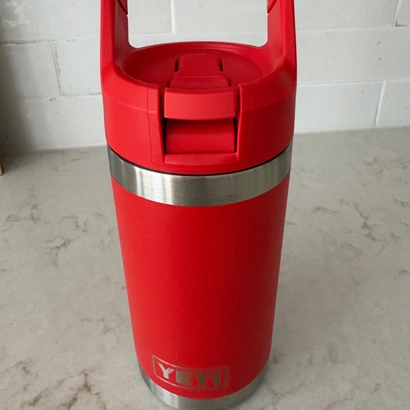 Brand New Yeti Rambler Jr 12 oz Kids Bottle Canyon Red - Picture 8 of 15